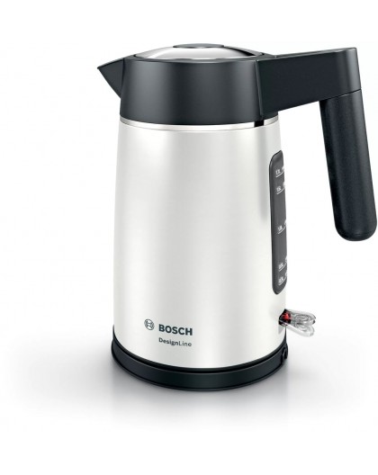 Bosch DesignLine electric kettle 1.7 L 2400 W Black, Silver