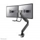 Neomounts NM-D775DXBLACK Monitor arm 10-32" - gas spring - Topfix - 180°-stop