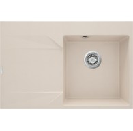 Granit sink 1-bowl with drainer - left