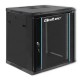 Qoltec 19" RACK cabinet | 12U | 600 x 635 x 600 | Black | Hanging