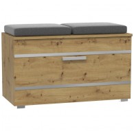 Topeshop OPAL SZAFKA ARTISAN shoe organizer Closed Oak