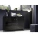 Cama sideboard LOGO II NIGHT 120/42/78 black/black gloss