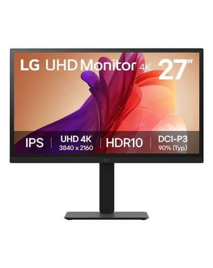LG 27BA45U-B computer monitor 68.6 cm (27") 3840 x 2160 pixels 4K Ultra HD Black