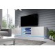 Cama TV cabinet QIU 200 MDF white gloss/white gloss