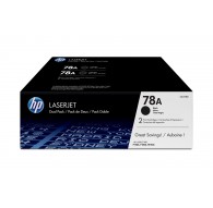 HP 78A 2-pack Black Original LaserJet Toner Cartridges