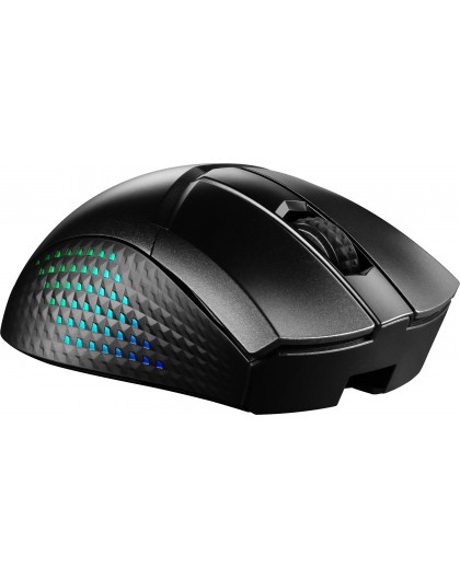 MSI CLUTCH GM51 LIGHTWEIGHT WIRELESS mouse Gaming Right-hand RF Wireless + Bluetooth + USB Type-C Optical 26000 DPI