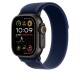 Apple 49mm Blue Trail Loop - S/M - Black Titanium Finish