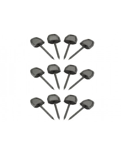 Paper disc mounting pins - 12 pieces (B10015-B2) Black