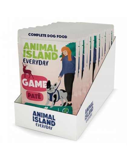 ANIMAL ISLAND Everyday Game - wet dog food - 10x150g