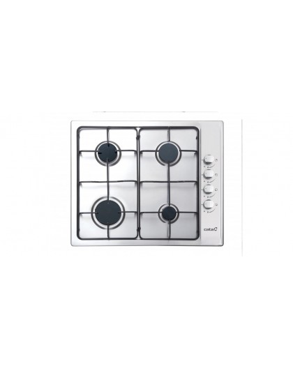 CATA GI 6004 X hob Black, Stainless steel Built-in Gas 4 zone(s)