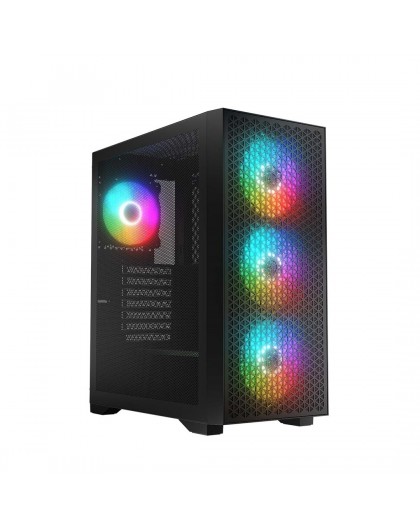 Logic DART PRO ARGB MIDI USB-C PC Case Black