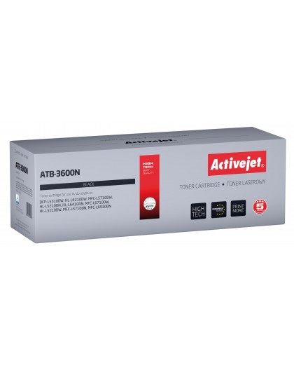 Activejet ATB-3600N Toner for Brother printers Replacement Brother TN3600 Supreme 3000 pages black)