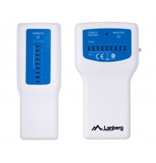 Lanberg NT-0402 network cable tester PoE tester Blue, White