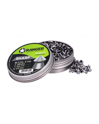 4.5 mm RANGER Diabolo Professional Sharp Point 500 pellets