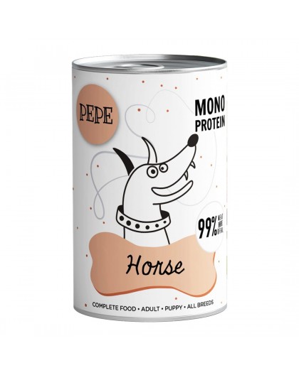 PAKA ZWIERZAKA Pepe Horse - wet dog food - 400g