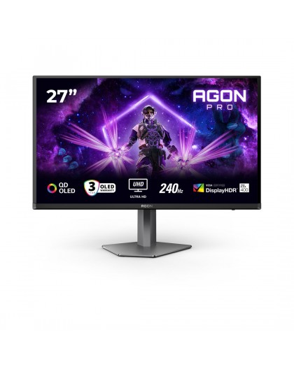 Компьютерный монитор AOC G2 AG276UZD 67,3 см (26,5") 3840 x 2160 пикселей 4K Ultra HD OLED Черный