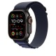 Apple 49mm Navy Alpine Loop - Small - Black Titanium Finish