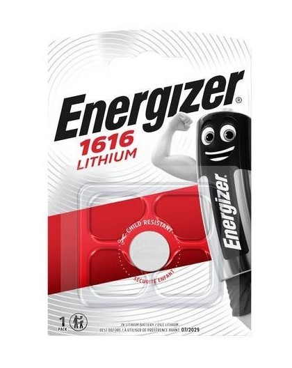 ENERGIZER BATTERY SPECIALIZED CR1616 3V, 1 piece