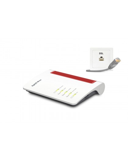 FRITZ! 7510 juhtmevaba ruuter Gigabit Ethernet Üksik sagedus (2.4 GHz) Valge