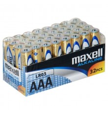 MAXELL ALKALINE LR03 AAA alkaline battery FOIL carton 32 pieces (8 packs of 4 each)