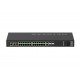 NETGEAR GSM4230P-100EUS network switch Managed L2/L3 Gigabit Ethernet (10/100/1000) Power over Ethernet (PoE) 1U Black