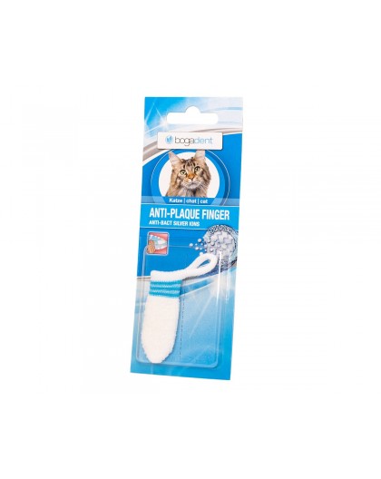 BOGAR Bogadent® Anti-plaque finger - finger cap for removing dental plaque for cats – 1 pc