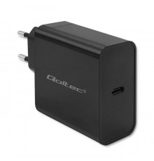 Qoltec 52379 Super Quick PD Charger | 1xUSB-C | 65W | 5-20V | 3-3.25A | Black