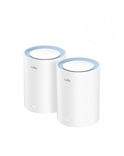 Cudy M1200 2-PACK mesh wi-fi system Dual-band (2.4 GHz / 5 GHz) Wi-Fi 5 (802.11ac) White 1 Internal