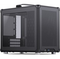 Jonsbo C6 MAX PC Case, Mini Case, Micro-ATX, Tempered Glass - black