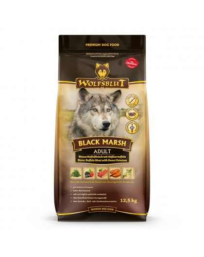 WOLFSBLUT Black Marsh Water buffalo - dry dog food - 12,5kg