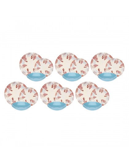 ROSE&TULIPS SEABED Dinner service for 6 people