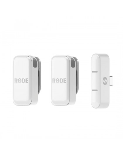 RØDE Wireless Micro - 2-channel digital wireless system, USB-C, white
