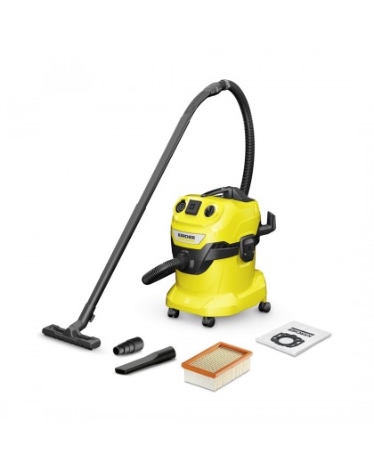 Kärcher WD 4 P V-20/5/22 Black, Yellow 20 L 1000 W