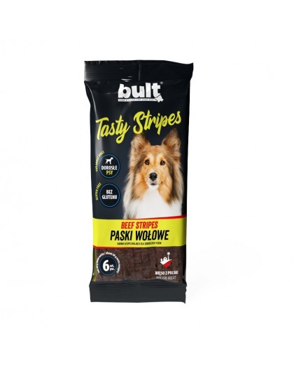 BULT Tasty stripes Beef - dog treat - 6 pcs
