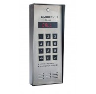 Laskomex CD-2600R audio with stainless steel RFID key reader, in surface-mounted housing.