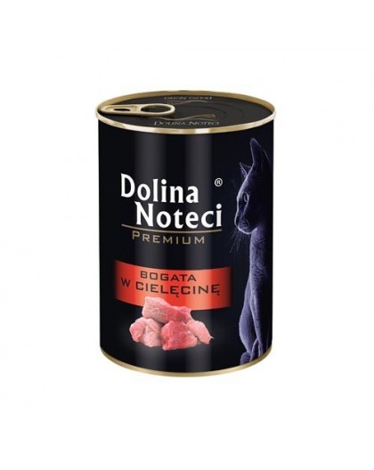 Dolina Noteci Premium rich in veal - wet cat food - 400g