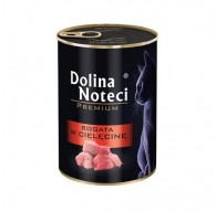 Dolina Noteci Premium rich in veal - wet cat food - 400g
