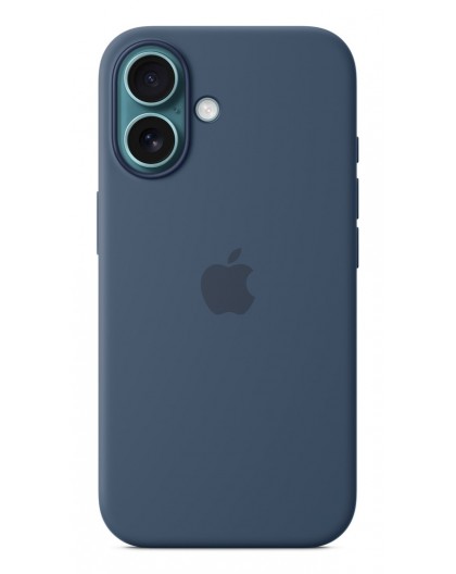Apple iPhone16 Silicone Case with MagSafe - Denim