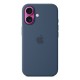 Apple iPhone16 Silicone Case with MagSafe - Denim