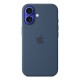 Apple iPhone16 Silicone Case with MagSafe - Denim