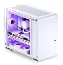 Jonsbo U4 Мини Micro-ATX Корпус, Закаленное стекло - белый