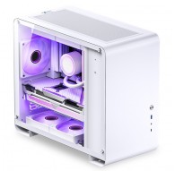 Jonsbo U4 Мини Micro-ATX Корпус, Закаленное стекло - белый