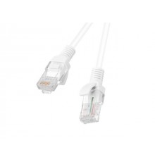PATCHCORD KAT.6 UTP 1M BIAŁY FLUKE PASSED LANBERG 10-PACK
