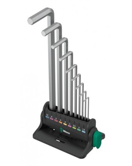 Wera 05022102001 hex key L-shaped hex key set Metric 9 pc(s)
