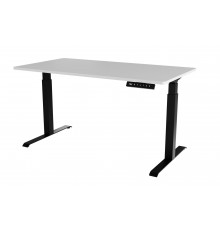Desk with electric height adjustment MOON LONG 150x80x72-120 black/white