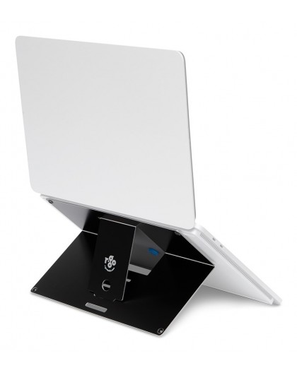 R-Go Tools Laptop stand R-Go Riser Attachable, adjustable, integrated with your laptop, aluminum, black