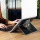 R-Go Tools Laptop stand R-Go Riser Attachable, adjustable, integrated with your laptop, aluminum, black