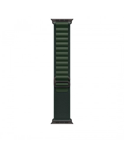Apple 49mm Dark Green Alpine Loop - Small - Black Titanium Finish