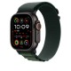 Apple 49mm Dark Green Alpine Loop - Small - Black Titanium Finish