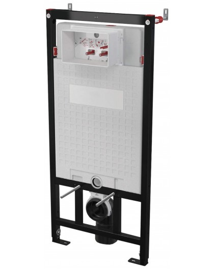 Concealed frame for wall-hung toilets - flush 4/2 l